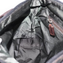GUCCI GG Canvas Hand Bag Black Silver 28893 Auth 197671-19
