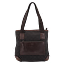 GUCCI GG Canvas Hand Bag Black Silver 28893 Auth 197671-13