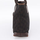 GUCCI GG Canvas Hand Bag Black Silver 28893 Auth 197671-4