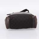 GUCCI GG Canvas Hand Bag Black Silver 28893 Auth 197671-5