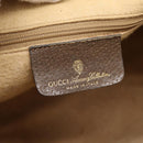 GUCCI GG Supreme Web Sherry Line Hand Bag PVC Beige Gold 39 02 006 Auth 197672-17