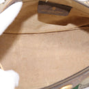 GUCCI GG Supreme Web Sherry Line Hand Bag PVC Beige Gold 39 02 006 Auth 197672-11