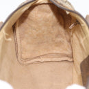 GUCCI GG Supreme Web Sherry Line Hand Bag PVC Beige Gold 39 02 006 Auth 197672-19