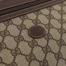 GUCCI GG Supreme Clutch Bag PVC Beige 014 115 6063 Auth 197675A-17