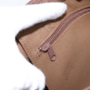 Burberrys Nova Check Hand Bag Canvas Beige Gold Auth 197677A-19
