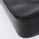 GUCCI Shoulder Bag Patent Leather Black Silver 000 0506 Auth 197679-11