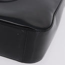 GUCCI Shoulder Bag Patent Leather Black Silver 000 0506 Auth 197679-12