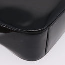 GUCCI Shoulder Bag Patent Leather Black Silver 000 0506 Auth 197679-13