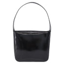 GUCCI Shoulder Bag Patent Leather Black Silver 000 0506 Auth 197679-3
