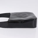 GUCCI Shoulder Bag Patent Leather Black Silver 000 0506 Auth 197679-5