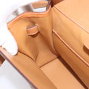 CELINE Macadam Canvas Shoulder Bag PVC Beige Gold Auth 197680V-20