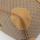 GUCCI Micro GG Supreme Boston Bag PVC Beige Gold 58 012 468 40 Auth 197681A-12