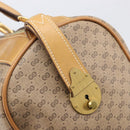 GUCCI Micro GG Supreme Boston Bag PVC Beige Gold 58 012 468 40 Auth 197681A-15