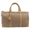 GUCCI Micro GG Supreme Boston Bag PVC Beige Gold 58 012 468 40 Auth 197681A-2