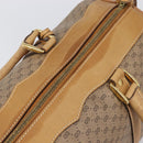 GUCCI Micro GG Supreme Boston Bag PVC Beige Gold 58 012 468 40 Auth 197681A-7