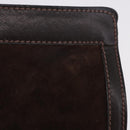 GUCCI Web Sherry Line Clutch Bag Suede Brown 67 014 2126 Auth 197682-4