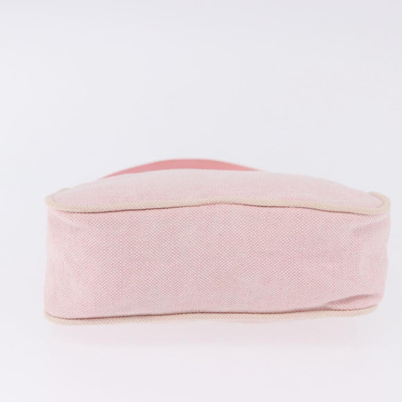 PRADA Prada Sport Hand Pouch Canvas Pink Auth 197685