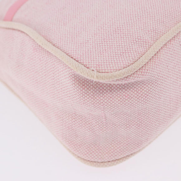 PRADA Prada Sport Hand Pouch Canvas Pink Auth 197685