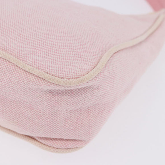 PRADA Prada Sport Hand Pouch Canvas Pink Auth 197685