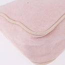 PRADA Prada Sport Hand Pouch Canvas Pink Auth 197685-16
