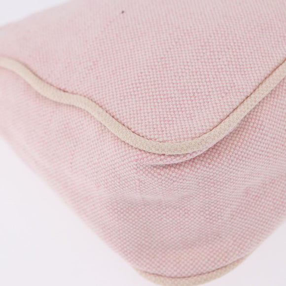 PRADA Prada Sport Hand Pouch Canvas Pink Auth 197685