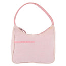 PRADA Prada Sport Hand Pouch Canvas Pink Auth 197685-13