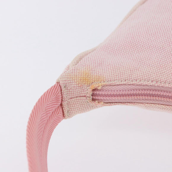 PRADA Prada Sport Hand Pouch Canvas Pink Auth 197685