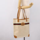GUCCI Micro GG Supreme Web Sherry Line Bag PVC White 002 123 0131 Auth 197690-19