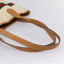 GUCCI Micro GG Supreme Web Sherry Line Bag PVC White 002 123 0131 Auth 197690-7
