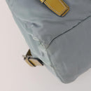 PRADA Backpack Nylon Gray Silver Auth 197693-17