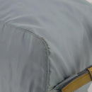 PRADA Backpack Nylon Gray Silver Auth 197693-18