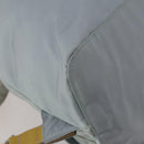 PRADA Backpack Nylon Gray Silver Auth 197693-19