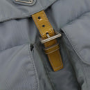 PRADA Backpack Nylon Gray Silver Auth 197693-21