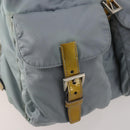 PRADA Backpack Nylon Gray Silver Auth 197693-27
