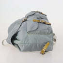 PRADA Backpack Nylon Gray Silver Auth 197693-4