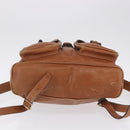 GUCCI Bamboo Backpack Leather Brown Gold 003 2058 0016 Auth 197694-12