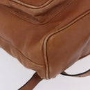 GUCCI Bamboo Backpack Leather Brown Gold 003 2058 0016 Auth 197694-14