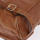 GUCCI Bamboo Backpack Leather Brown Gold 003 2058 0016 Auth 197694-16