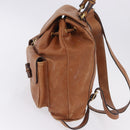 GUCCI Bamboo Backpack Leather Brown Gold 003 2058 0016 Auth 197694-5