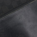 GUCCI GG Canvas Tote Bag Black Silver 28892 Auth 197695-15