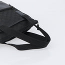 GUCCI GG Canvas Tote Bag Black Silver 28892 Auth 197695-7