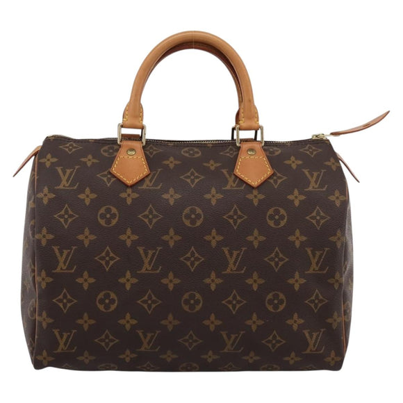 LOUIS VUITTON Monogram Speedy 30 Hand Bag M41526 LV Auth 197697V