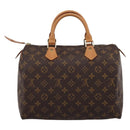 LOUIS VUITTON Monogram Speedy 30 Hand Bag M41526 LV Auth 197697V-2