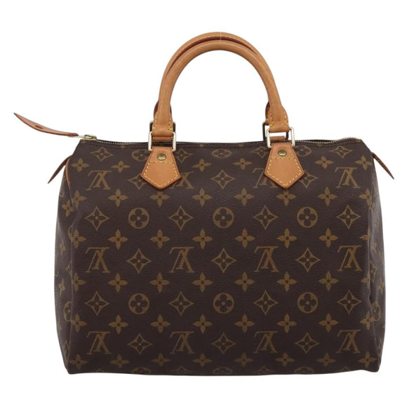 LOUIS VUITTON Monogram Speedy 30 Hand Bag M41526 LV Auth 197697V