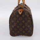 LOUIS VUITTON Monogram Speedy 30 Hand Bag M41526 LV Auth 197697V-4