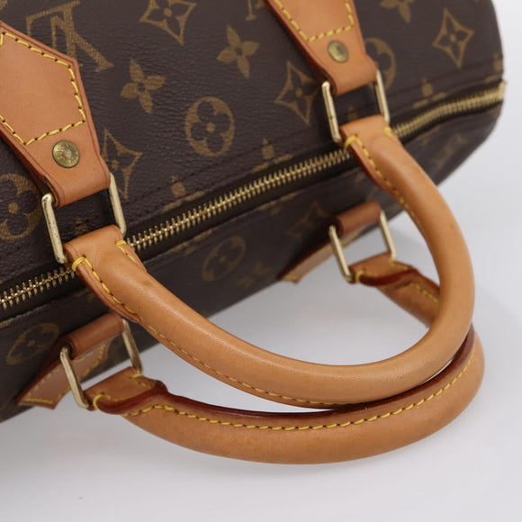 LOUIS VUITTON Monogram Speedy 30 Hand Bag M41526 LV Auth 197697V