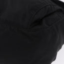 PRADA Shoulder Bag Nylon Black Silver Auth 197698A-11