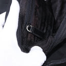 PRADA Shoulder Bag Nylon Black Silver Auth 197698A-26