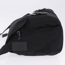 PRADA Shoulder Bag Nylon Black Silver Auth 197698A-5