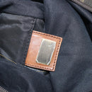 FENDI Zucca Canvas Shoulder Bag Brown Black Auth 197699-20